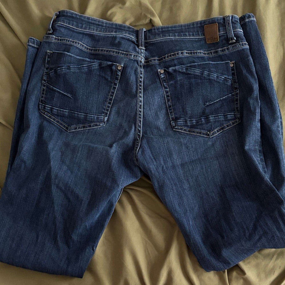 BKE Women's Boot Cut Jeans - Dark Blue - Picture 4 of 4